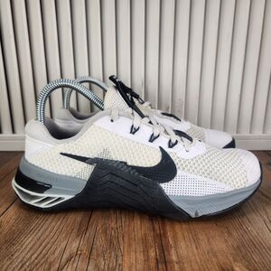 Women 7 Nike Metcon 7 CZ8281-100 White Black Training Shoes 5.5youth 7 women